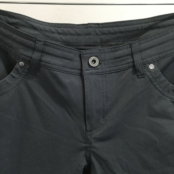 KUHL Dark Gray Adjustable Leg Flap Pockets Drawstring Waist Hiking Active Pant - Picture 8 of 16